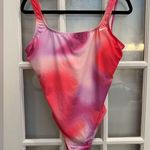 Nike  Swim Pink Orange Tie Dye Ombre One-Piece Swimsuit Sporty NWT Size XL Photo 1