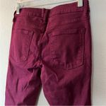 frame denim  Le Skinny pants size 27 distressed purple Photo 8