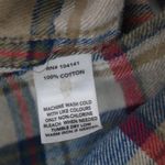 Field & Stream 100% Cotton Plaid Flannel Button Up Shirt Ladies' XL Photo 2