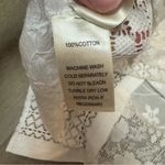 Ecru  Streep Patchwork Embroidered Shirt Photo 10