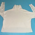 American Eagle OUTFITTERS waffle knit turtleneck long sleeve oversize top size S Photo 3