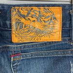 Ed Hardy  Blue Low Rise Skinny Distressed Jeans (30" Waist) 26 Photo 3