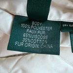 Ralph Lauren Lauren  Ivory Reversible Faux Fur/Quilted Vest - XL Photo 11