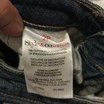 Style & Co  Women’s Boyfriend Plaid Patch Jeans NEW 2P Petite Photo 7