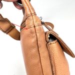 Fossil Sutton Pebbled Leather Cross Body Tan Brown Photo 4