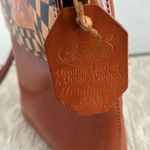 Bambas Work of Art Koala Bear Print Flap Over Leather Crossbody Brown Photo 3