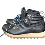 Merrell  Alpine Hiker Boots Black Faux Leather Hiking Shoes Womens 6.5 Gorpcore Photo 1