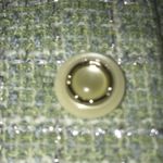 Jaclyn Smith blazer jacket tweed fully lined pearl buttons 2 pockets NEW size 8 Photo 2