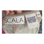 Vintage Scala Beaded Gown Matching Set Semi Sheer Duster Silver Plus Womens 1X Photo 13