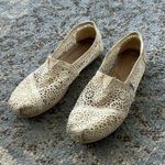 Toms Classic Ivory Lace Espadrille Slip On Loafer Flats 6.5 Photo 0