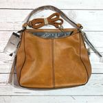 Realer Faux Brown Leather with Tassel Hobo Bags Photo 8