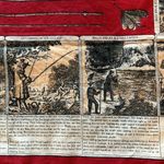 Wathne 🎣 Fly Fishing Silk Scarf Large Red Photo 9