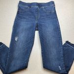 Spanx Pull On Distressed Skinny Jeans Medium Regular 20203R Released Hem Photo 2