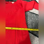 J.Crew Red Asymmetrical Cut Out Sheath Dress Size S Photo 8