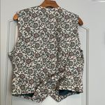 Leslie Fay  Floral Vest - Cream and Black Photo 1