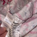 Lanz of Salzburg Flannel Night Gown‎ large Red White Hearts Flowers Pajamas Photo 2