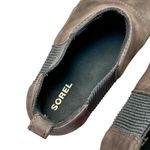 Sorel  Joan of Arctic Wedge II Chelsea Leather Lug Sole Ankle Boot Brown Black 8 Photo 7