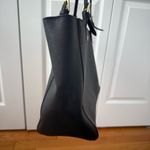 Tory Burch Emerson Black Large Saffiano Leather Tote Bag Photo 4