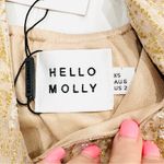 Hello Molly NWT  Shimmer Please Bronze Sparkle Romper Photo 7