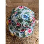 PUKKA Blue Hawaiian Tropical Palm Floral Flower Bucket Hat Accessory Adult S/M Photo 7
