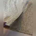 Vintage Beverly & Monika Cream Sequin Skirt Large Gold Photo 6