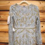 Mac Duggal  5124  Beaded Long Sleeve Evening Gown Dress Photo 11