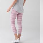 Lululemon RARE Cyber Stripe Wunder Under Luxtreme Crop Capri Leggings 10 Photo 1
