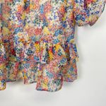 ZARA  Floral Ruffle Dress Photo 11