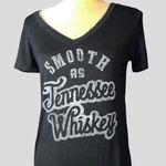 Cute black smooth as Tennessee whiskey vneck T Photo 0