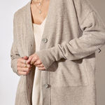 Brochu Walker Halo Wool Cashmere Cardigan Women Small Beige Granolagirl Indie Photo 0