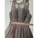Short ForyouDress with Gray Applique for Homecoming Prom Birthday Dama Party Size M Photo 13