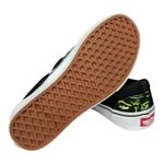 Vans Classic Slip-On Black Green Eyes in the Dark Glow Size 7 Monster Horror EUC Photo 8