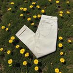 CAbi  Jeans Womens Size 10 White‎ Denim Straight Leg Casual Pants Photo 3
