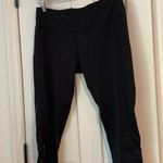 Orange theory black cropped leggings size XL Photo 0