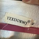 YZXDORWJ Women's Embroidered Mexican Peasant Blouse Mexico Summer Shirt White Size XL Photo 4