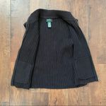 Ralph Lauren LAUREN by chocolate brown ribbed knit zipper vest, size XL Photo 4