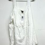 Torrid  Women White Cloud Dancer Babydoll Top Blouse NWT 6X Photo 0