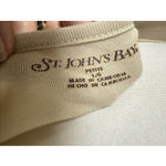 Vtg 90s Y2K Lace Trim Cami Sz L Babydoll Tank Top Ivory Sequins Fairy Coquette Photo 4