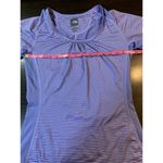 The North Face  T Shirt Womens Medium Purple Stripes Outdoorsy Hiking‎ READ Photo 10