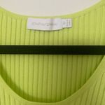 Jonathan Simkhai Collette Lemongrass Cutout Rib Knit Midi Dress Yellow Size XS Photo 5