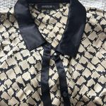 Lafayette 148 NY silk Button Down Long Sleeve Photo 1