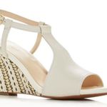 Cole Haan Maddie Open Toe Leather Wedge Sandals Size 6.5 Photo 0