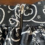 Emporio Armani  Black and White Floral Mini Skirt Photo 4