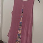 Matilda Jane Secret Garden Tunic Sleeveless Dusty Rose Split Back tank Photo 7
