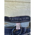 Juicy Couture  Dark Wash Denim Capris Women's Size 12 Cropped‎ Jeans Casual Photo 3