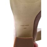 Nine West  Booties Size 12 Tan Pointed Toe  Leather Upper Block Heel Photo 5