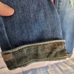 Judy Blue SKINNY FIT DISTRESSED CAMO INSERT CUFF JEANS 5/27 Photo 7