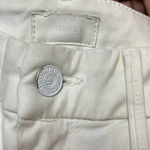 MOTHER The Looker Crop Jeans in Glass Slipper White Size 27 Photo 6