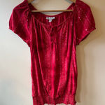 Dress Barn Red Sequins Top Photo 0