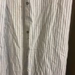 Womens Calia Blue white Striped button down swim coverup Size M Photo 1